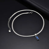 Zircon Tag Necklace